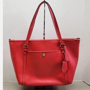 Coach Red Tote